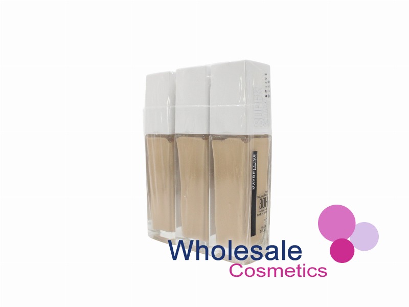 6 x Maybelline SuperStay 30Hr Full Coverage Foundation - 29 WARM BEIGE